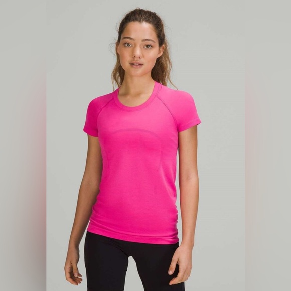 Sonic pink lululemon swiftly tech size 0 - Picture 1 of 5